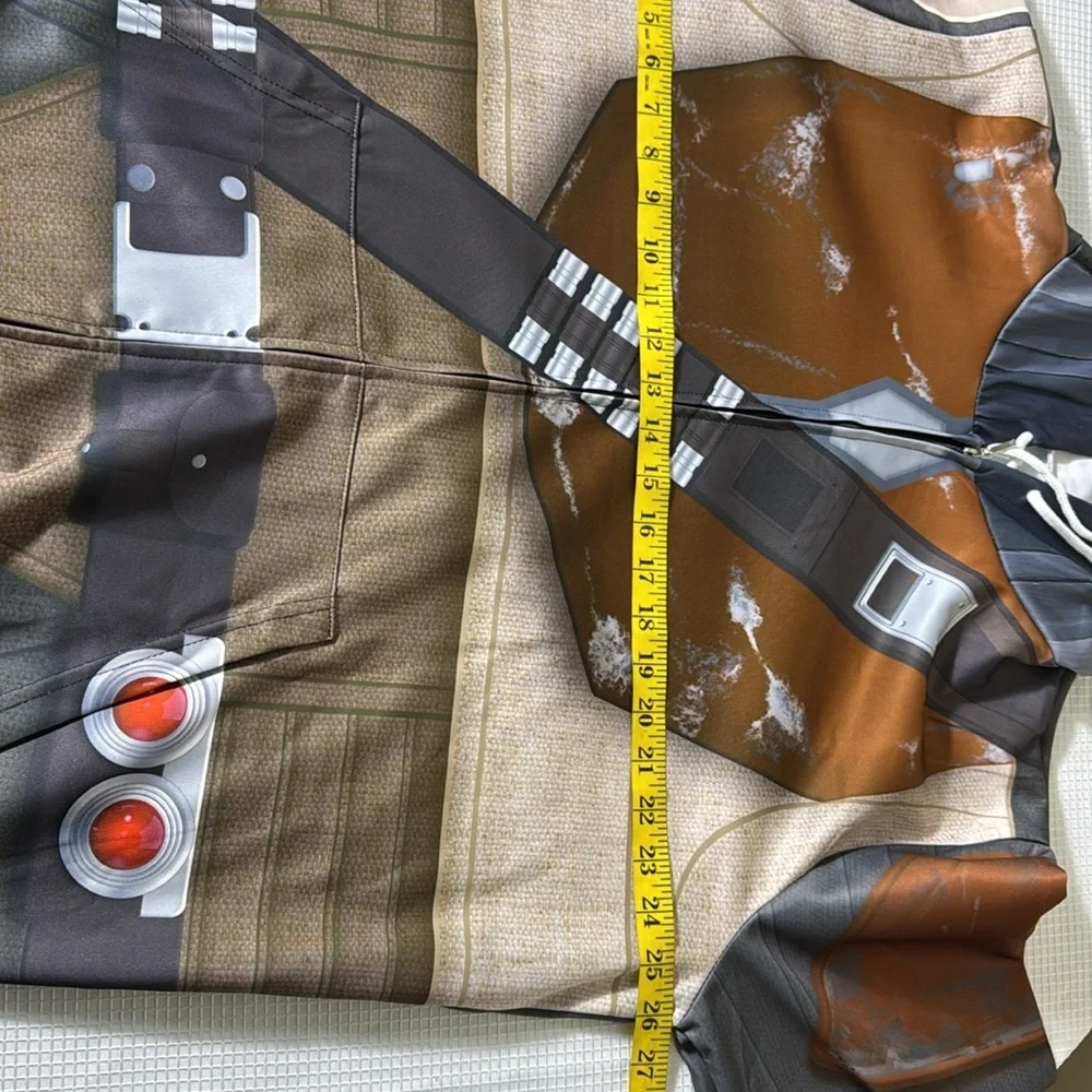 Mandalorian Zip Up Sweatshirt Hoodie Men's Size 2XL Never Been Worn. Star Wars